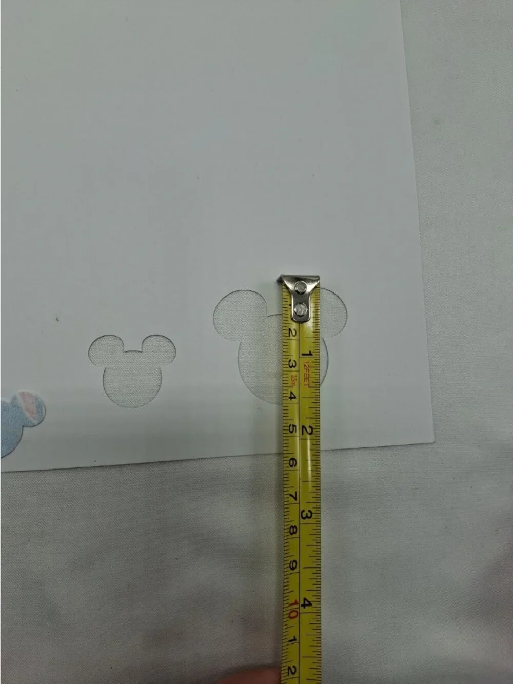 Disney Mickey Mouse EK Success Paper Shaper Scrapbooking Punch Lot of 2